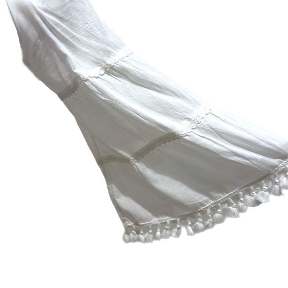 Alice + Olivia Alexandria Open Back Mini Tassel Tunic Dress - Picture 5 of 6